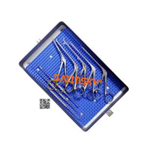 Instrumental Quirúrgico ENT Satinsky de 10 Piezas, Instrumentos de Endoscopia Sinusal FESS, Clase III, Manual, Calidad Premium, Certificado CE, 3 Años de Garantía - Product Image 1