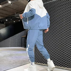 Customizable Half Zip Hooded Windbreaker Sets Unisex Summer Breathable Nylon Fabric Regular Length Pocket Placement Customized - Product Image 5