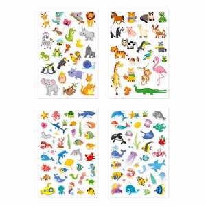 Boys Girls Reward Children Laptop Cups Window Phone Diy Cute Animal Unicorn Dinosaur Jelly Stickers Waterproof - Product Image 4