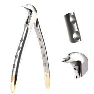 Pince de retrait de couronnes dentaires premium en acier inoxydable, forceps orthodontiques pour ponts permanents, instruments chirurgicaux CE ISO - Product Image 1