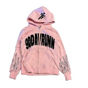 OEM Customizable 100% High Quality Men's Classic Pullover Hoodie 280-300 Gsm Fleece (Cotton-Polyester <b>Blend</b>) Digital Lined - Product Image 1