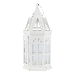 โคมไฟแขวนสีขาวคุณภาพส่งออก ที่ใส่เทียนตกแต่งภายในและภายนอกบ้าน สำหรับคริสต์มาส ตกแต่งบ้าน งานแต่งงาน สไตล์โมเดิร์น - Product Image 1