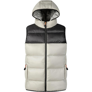 Gilet matelassé personnalisé OEM, vêtements d'hiver décontractés, gilet rembourré imperméable, vêtements d'extérieur, gilets matelassés à capuche - Product Image 4