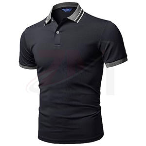 Chemises polo homme 100% coton, logo homme, haute qualité, colorées, manches courtes, piqué coton, unisexe - Product Image 2