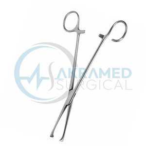 คีมจับ Clover Tonsil Pillar Grasping Forceps ทำจากสแตนเลส สำหรับศัลยกรรมตกแต่ง ใช้ซ้ำได้ ได้รับการรับรองมาตรฐาน CE แบบใช้มือ ขนาด 20 ซม. สำหรับการผ่าตัด - Product Image 2