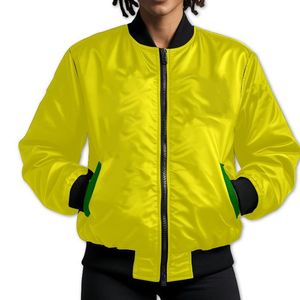 Premium Quality Sorority Women Bomber <b>Jacket</b> Embroidered Logo Zipper Varsity Ribbed Cuff Contrast Pocket Coat Collegiate Wear - Product Image 4