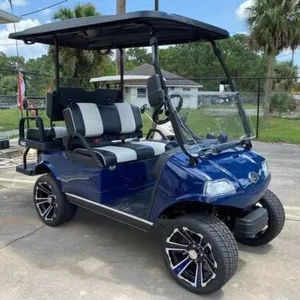 Nuevo Carro de Golf Eléctrico Evolution Classic 4 Pro 2022 - Diseño Moderno de Lujo con Control Remoto y Alcance para 36 Hoyos - Product Image 1