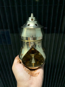 Brûleur d'encens en laiton Diya Diffuseur - Product Image 2