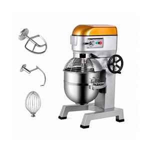 Electric Planetary Mixer for Bakery <b>with</b> Digital Control Child Lock <b>Plug</b> & Play Sliding Door 300W 10 Liter - Product Image 4
