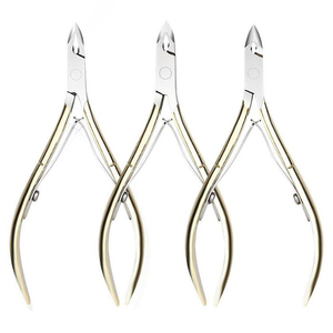 Coupe-cuticules professionnel en acier inoxydable 2026 avec double ressort pour ongles et cuticules – Pince de beauté - Product Image 1