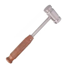 Marteau à os, kit chirurgical orthopédique, instruments médicaux manuels en acier inoxydable avec poignée en silicone, porte-aiguille, pour ORL et USI - Product Image 4