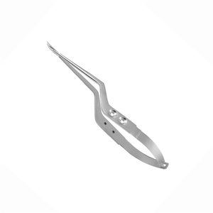 Tijeras de Microcirugía de Acero Inoxidable Alemán de Precisión, 4.5cm, Borde Curvo, Herramienta Quirúrgica OEM - Product Image 2