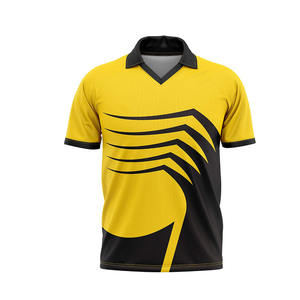 Camisas de poliéster de media manga personalizadas de alta calidad para hombre, camisas transpirables de patrón sólido, camisas bordadas de marca - Product Image 6