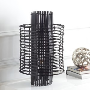 Lámparas inalámbricas para decoración de mesa, lámpara de luz de bambú natural, precio competitivo, luces de interior - Product Image 6