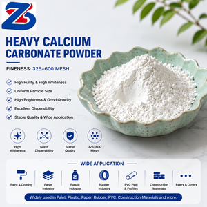 Poudre de carbonate de calcium finement broyée GCC, carbonate de calcium lourd, agent de remplissage pour scellants, adhésifs, matériaux composites - Product Image 1