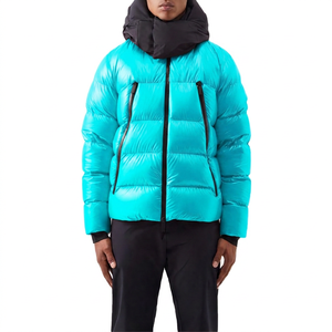 Chaqueta Bomber Roja para Hombre con Logotipo Frontal, Resistente al Viento, Rellena de Plumón, con Cierre, Informal, de Invierno, con Exterior de Poliéster, Estilo Urbano - Product Image 6