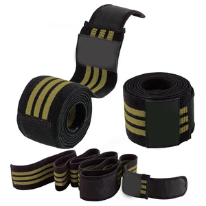 Customizable Neoprene <b>Gym</b> Weight Lifting Knee Wraps Protective Adjustable Training Equipment for Unisex With OEM Service - Product Image 6
