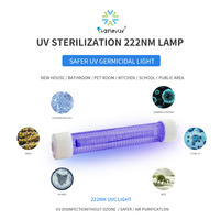 Lampe germicide professionnelle sûre à ultraviolets lointains (UVC) 222 nm et 254 nm