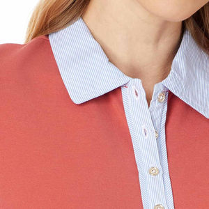 เสื้อโปโลผู้หญิงแฟชั่นลำลองเสื้อโปโลผ้าฝ้าย - Product Image 2