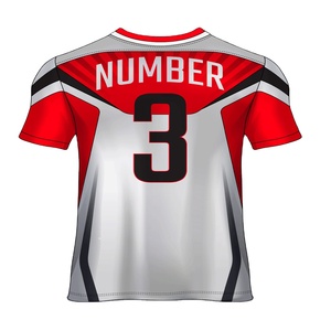 Camiseta de Fútbol Personalizada Unisex 2025, Cuello en V, Transpirable, Secado Rápido, Media Manga, 100% Poliéster, Diseño de Bandera - Product Image 4