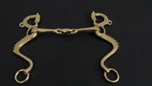 บิตม้ารูปมังกรทำมือ บิตม้ารูปมังกรงานฝีมือประดับทองเหลือง ของขวัญสุดพิเศษสำหรับนักขี่ม้า - Product Image 2