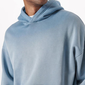 Sweat à capuche délavé style vintage pour homme – Fabrication professionnelle, coupe classique, pull d'hiver délavé pour homme - Product Image 3