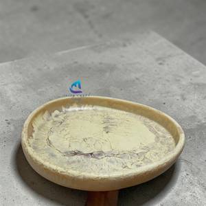 จานเรซิ่นขัดเงาสไตล์ตะวันตก FAIZA CRAFT หรูหรา ลายวนสีขาวแบบอินเดีย สำหรับใส่สลัด ผลไม้ จานสำหรับงานเลี้ยง คุณภาพสูง สวยงาม - Product Image 6