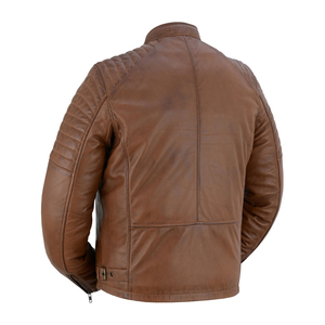 แจ็คเก็ตหนังผู้ชายมาใหม่ แจ็คเก็ตหนังฤดูหนาวคุณภาพสูง ระบายอากาศได้ดี สำหรับผู้ชาย ทันสมัยและทนทาน เสื้อคลุมผู้ชาย - Product Image 5