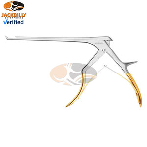 JACKBILLY High Quality Orthopedic Instrument Stainless Steel Love-Kerrison Rongeur Punch with 90 Degree <b>Bite</b> 4mm Thin Foot Plate - Product Image 2