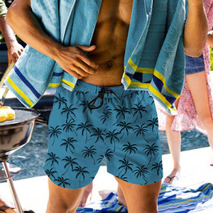 Shorts de bain mi-longs formels sur mesure pour hommes, respirants, séchage rapide, motif uni, best-seller, faible MOQ, prix de gros, personnalisables - Product Image 3