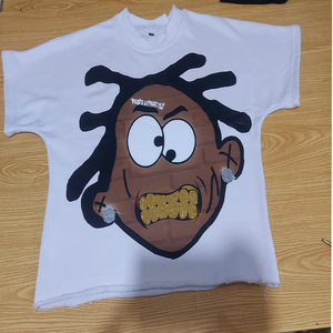 Camiseta Personalizada de Gran Tamaño, Estilo Tie Dye, Algodón Desgastado, Manga Corta, Impresión Serigrafiada, Efecto Descolorido por el Sol, Lavado Ácido, con Logotipo Personalizado - Product Image 6