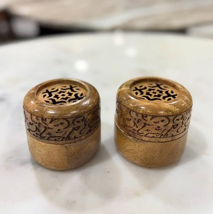 Premium Sandalwood Style Arabic Bakhoor Burner Luxury Resin <b>Incense</b> <b>Holder</b> for Home Fragrance - Product Image 5
