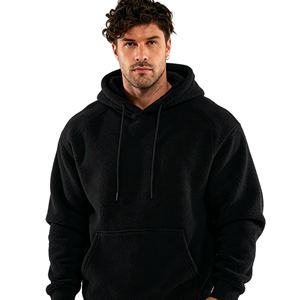 Sudadera con Capucha Personalizada con Pedrería, 100% Algodón, Unisex, Sólida, de Invierno, Holgada, con Bolsillos, Transpirable, 550 Gramos, Gruesa - Product Image 5