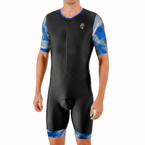 Tenue de cyclisme homme avec logo imprimé par sublimation sur le devant, différents styles, uniformes de cyclisme à prix abordable - Product Image 1
