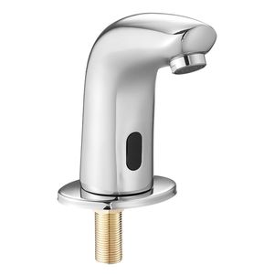 Grifo Automático para Lavabo de Baño con Sensor de Movimiento, Grifo sin Contacto para Inodoro con Cubierta para Orificio de Agua Fría, Funciona con Batería - Product Image 1