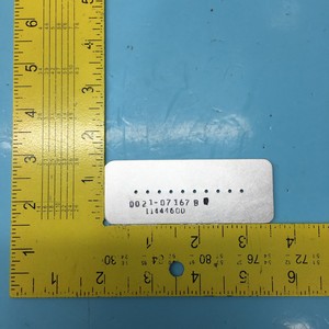 AMAT 0021-07167 PLATE, ORIFICE SEL OXIDE, 142067 - อุปกรณ์และชิ้นส่วนเซมิคอนดักเตอร์ระดับโลกที่เชื่อถือได้ - Product Image 1