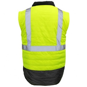 Unisex High Visibility Suit <b>Jacket</b> and Bib Custom Color Block High Quality Water Resistant and <b>Reflective</b> Safety <b>Jacket</b> - Product Image 4