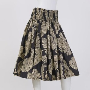 กระโปรงฮูลาแท้สำหรับผู้หญิง สีน้ำตาลเขียว ลายดอกไม้ เอวธรรมชาติ ชุดเต้นรำฮาวายแบบดั้งเดิม งานปัก 100% - Product Image 6