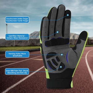 Guante de cuero sintético de Motocross personalizado de alta calidad superior de Venta caliente para hombres para deportes y actividades al aire libre - Product Image 2