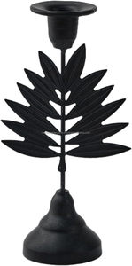 Candelabro Premium de Hoja de Palma Dorada • Portavelas Botánico 3D de Lujo - Product Image 4