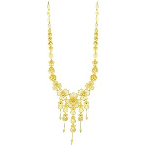 Venta al por Mayor de Joyería de Moda con Diseño Tradicional en Oro Micronizado de 14K, 18K y 24K, Collares Largos Estilo Dubái, Joyería Turca, Oro, Joyería - Product Image 5