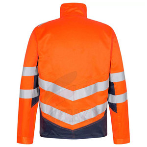 Protective Safety <b>Jacket</b> Reflective Workwear Designed For Construction And Industrial Environments High Visibility Safety <b>Jacket</b> - Product Image 2
