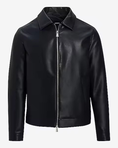 Veste en cuir personnalisée de qualité supérieure, style slim pour homme, tendance 2026, avec 100% de cuir véritable, vêtements chauds - Product Image 1