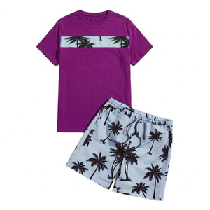 Hot Sale Product Men Summer Short Sleeve T Shirts and Shorts <b>Set</b> 2026 Summer Jogging Cotton Men <b>Twin</b> <b>Sets</b> Hot Sale Product New - Product Image 6