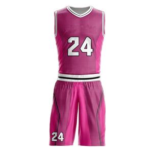 Impresionante diseño personalizado 100% poliéster baloncesto uniforme transpirable ropa deportiva con logotipo impreso para Unisex de talla grande - Product Image 1