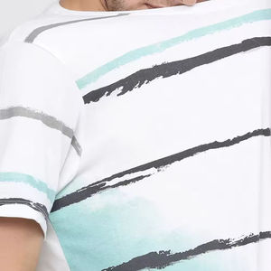 Camiseta Unisex Personalizada y Elegante, Cuello Redondo, Algodón Grueso, Talla Grande, Deportiva - Product Image 6