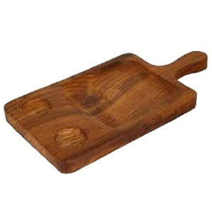 ถาดไม้วอลนัทสี่เหลี่ยมสีดำระดับไฮเอนด์สไตล์ย้อนยุคญี่ปุ่นย้อนยุคที่วางชาแกะสลักสำหรับใช้ในครัวเรือน - Product Image 2