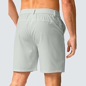 Wholesale Men's Custom Board Shorts High Street Fashion Solid 100% Polyester Canvas Eco-Friendly Waterproof Breathable Quick Dry - Product Image 1