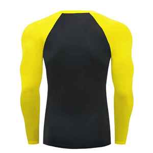Rashguard Transpirable 2026 de Manga Larga Personalizado para Hombre, MMA, con Secado Rápido, Spandex/Nylon y Logotipo Personalizado - Product Image 4