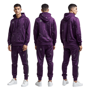 Survêtement en strass de cristal Galaxy de qualité supérieure à prix de gros pour hommes – Vêtements de luxe tendance - Product Image 1